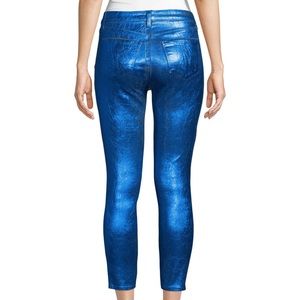 L’AGENCE NWT Margot Royal Blue Foil Jeans size 29